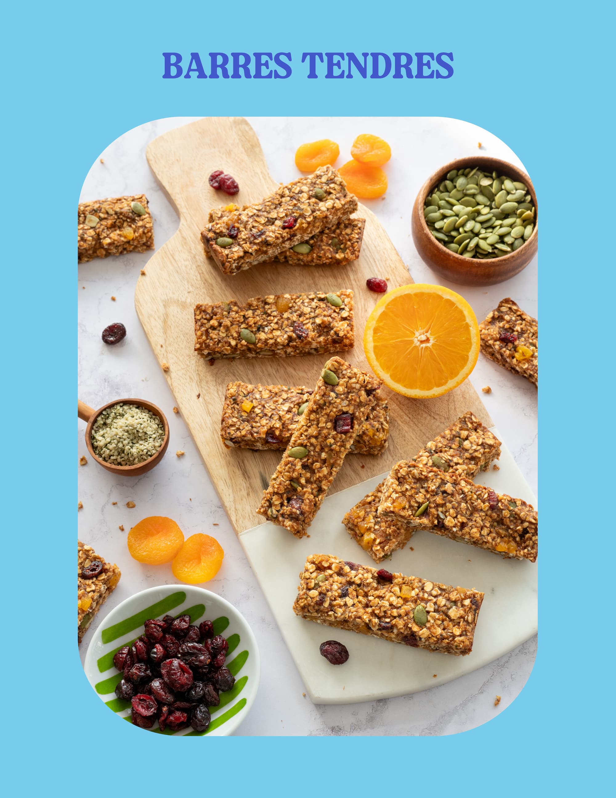 Collations protéinées - Les recettes