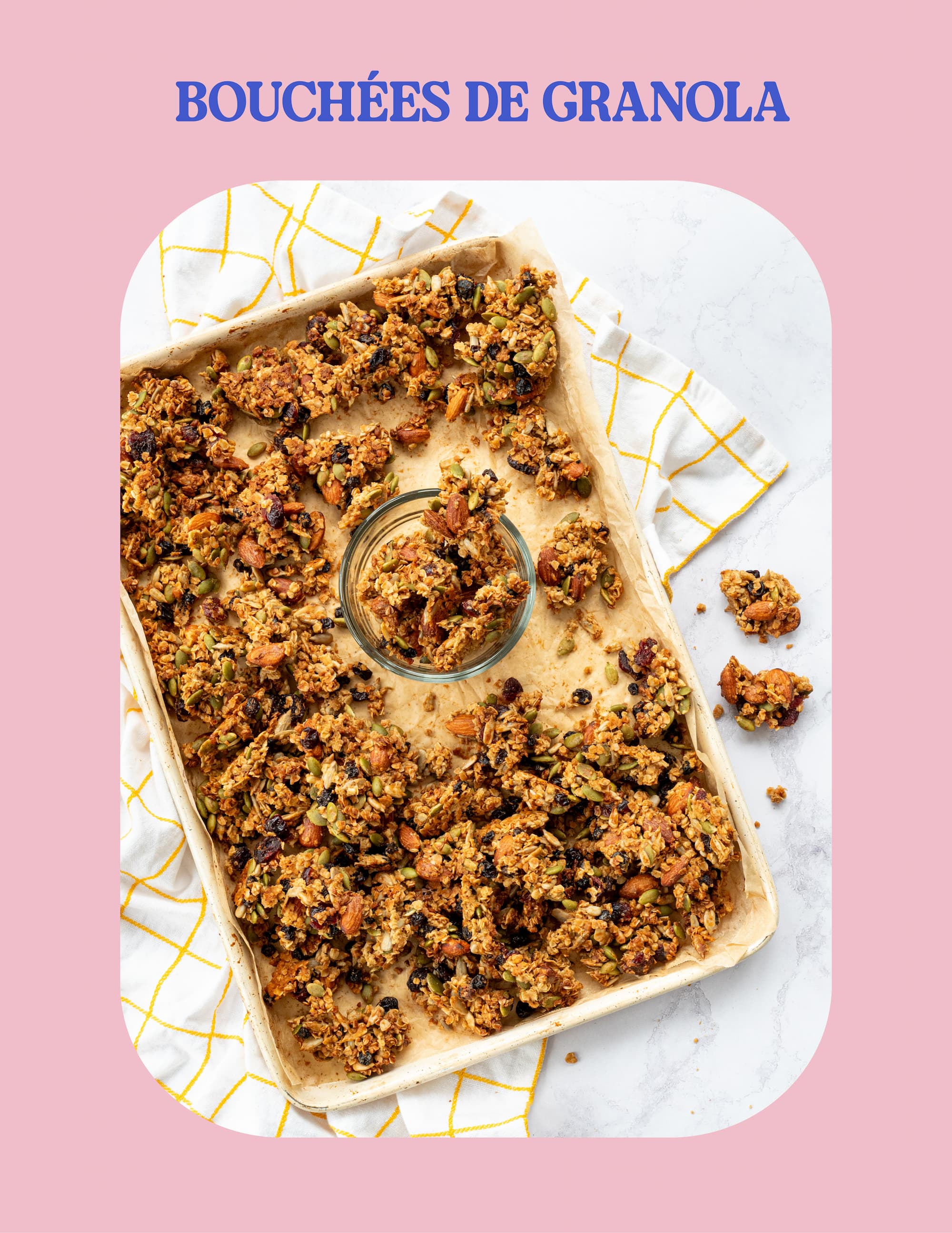 Collations protéinées - Les recettes